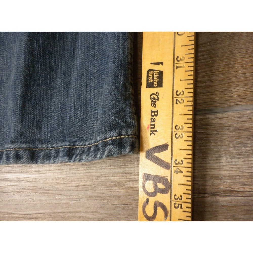 Cinch Jeans Mens 30x34 Blue Denim Silver Label Slim Straight Cowboy Western - Picture 11 of 12